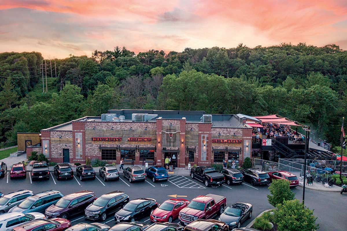 Cowboy Jacks Saloon Aerial View - Capital Investment Partners
